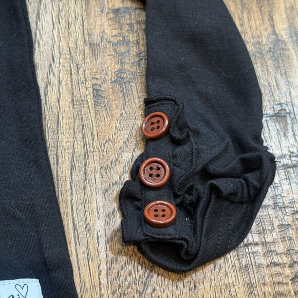 Bella & Omi Black Layering Tee sz 4 - Picture 4 of 7
